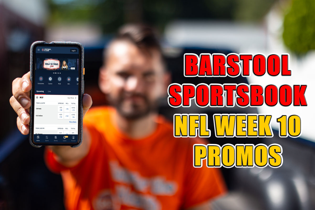 Bet with Barstool Sportsbook Promos, Bonuses for NFL Week 10 Action