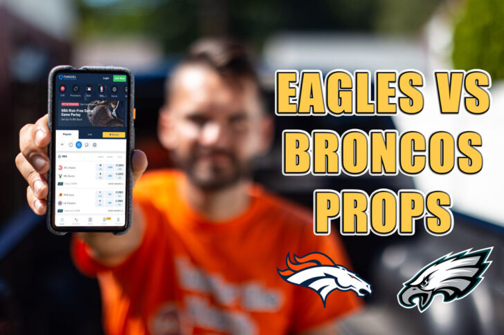 eagles broncos player props