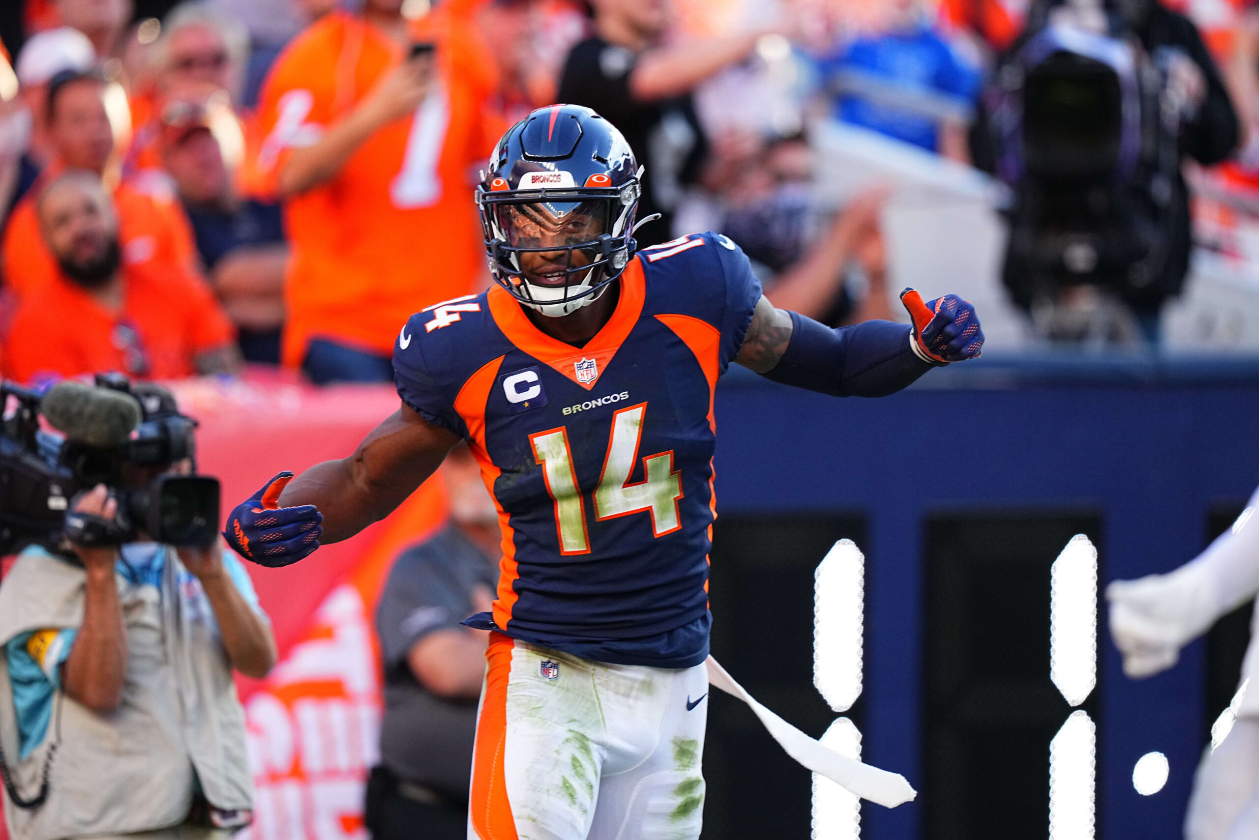 Raiders vs. Broncos best anytime touchdown scorer picks (Target Courtland  Sutton)