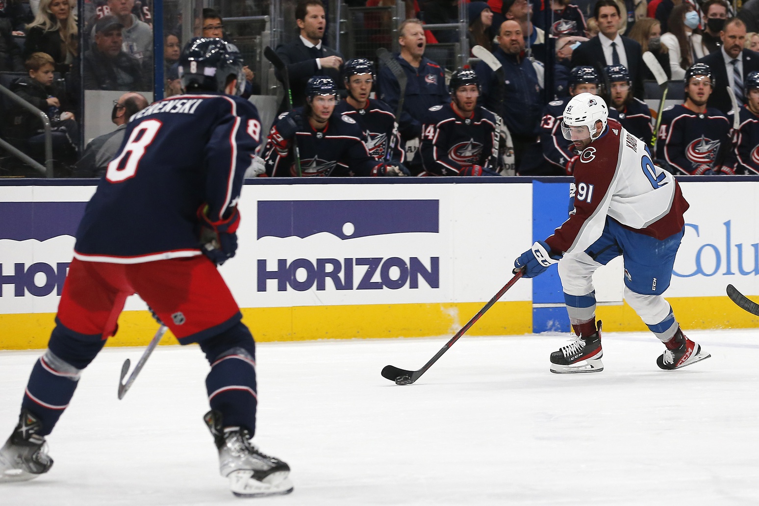 NHL: Colorado Avalanche at Columbus Blue Jackets