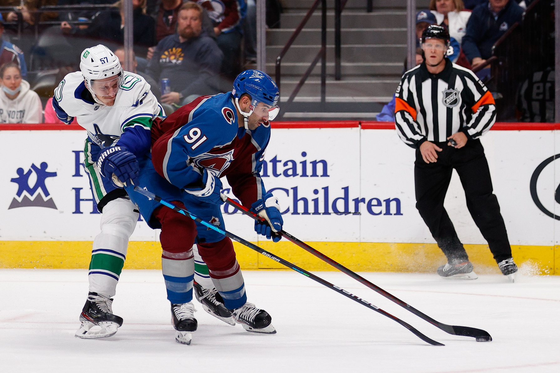 NHL: Vancouver Canucks at Colorado Avalanche