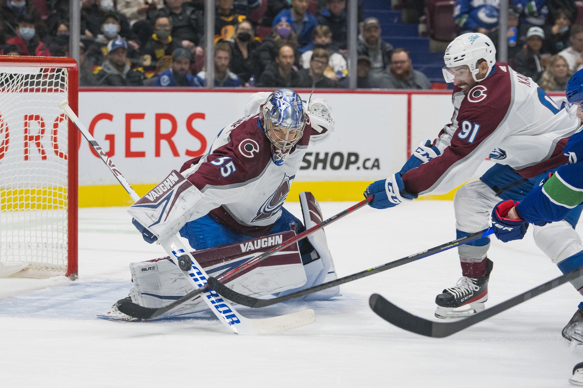 NHL: Colorado Avalanche at Vancouver Canucks