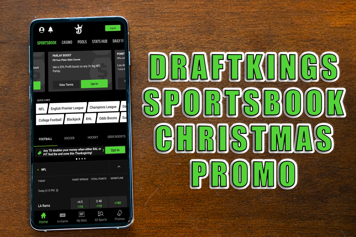 DraftKings Sportsbook Christmas Promo Includes Bet 5, Win 150 Offer