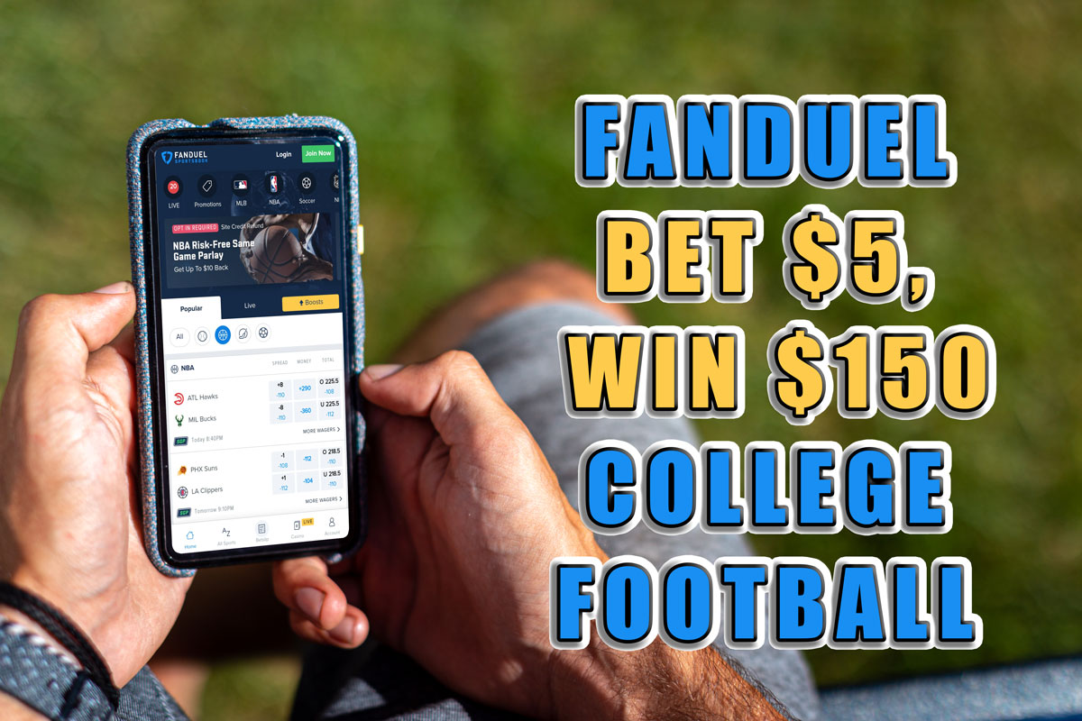 FanDuel Promo Code Dishes Bet $5, Win $150 for College Football