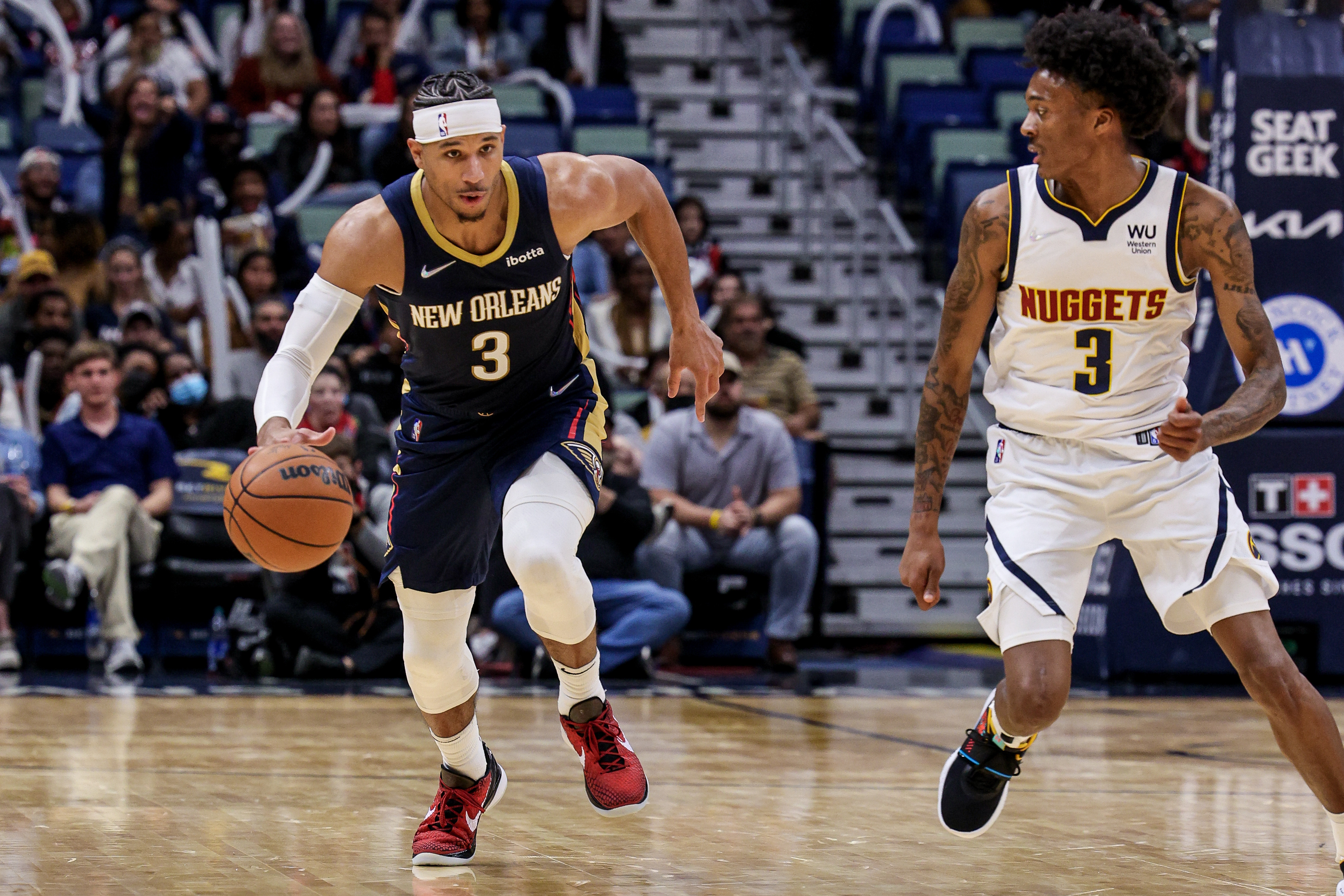 NBA: Denver Nuggets at New Orleans Pelicans
