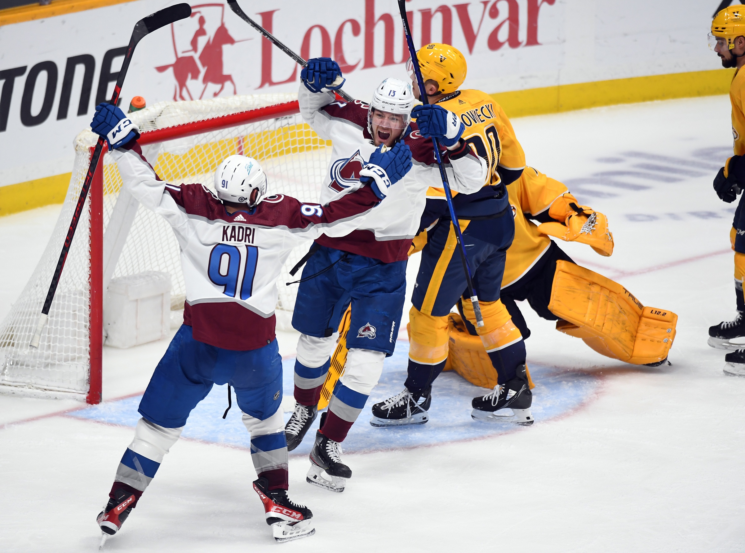 NHL: Colorado Avalanche at Nashville Predators