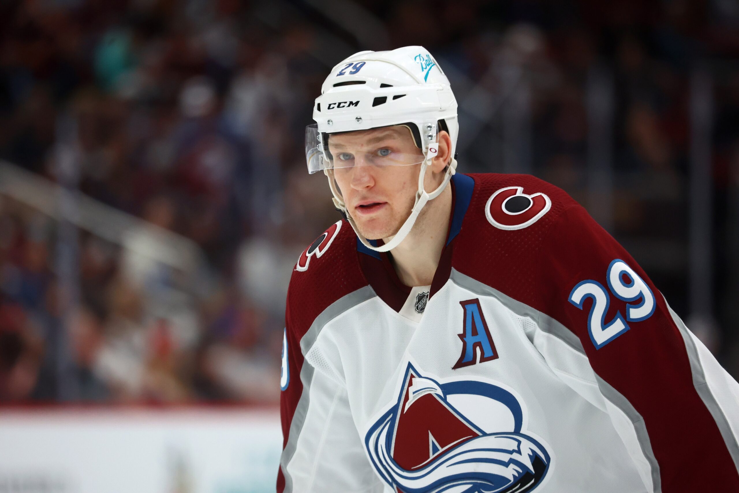 Avalanche forward Nathan MacKinnon injured by nasty high stick
