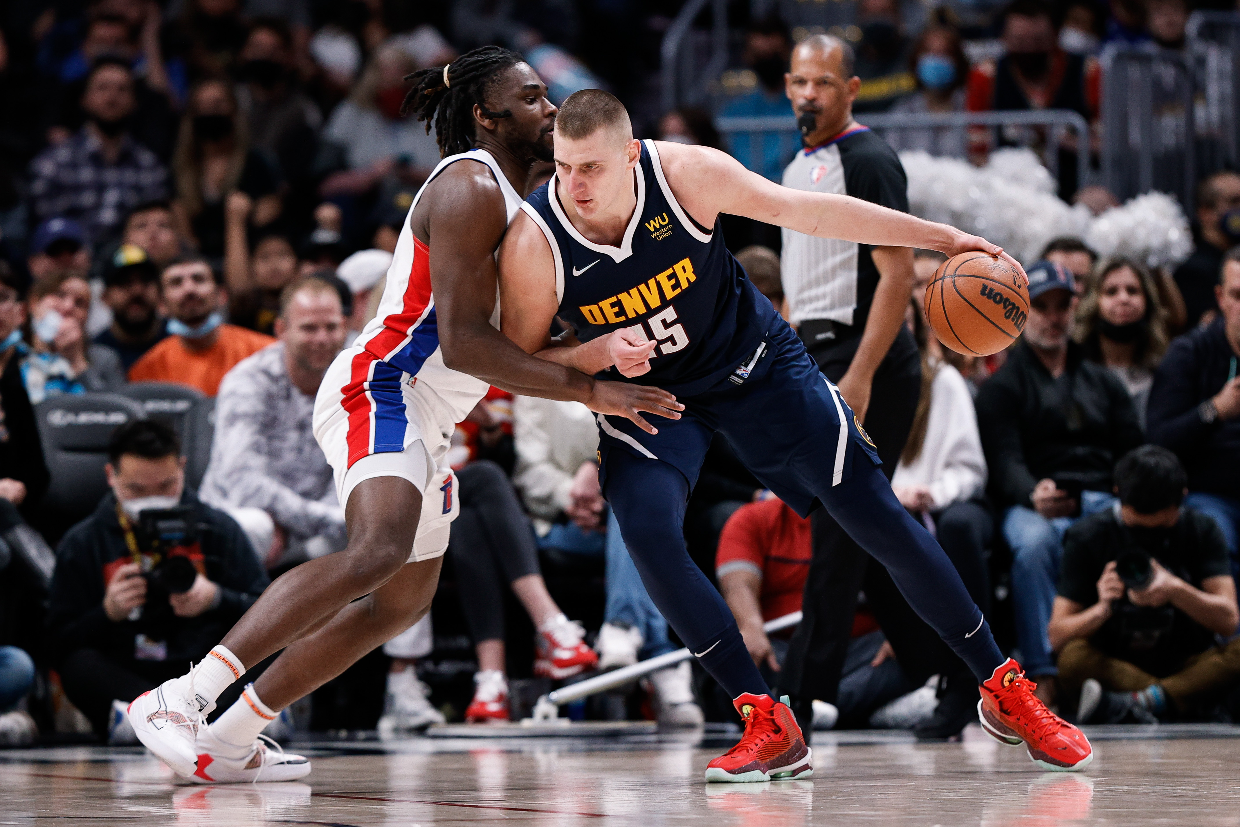 NBA: Detroit Pistons at Denver Nuggets