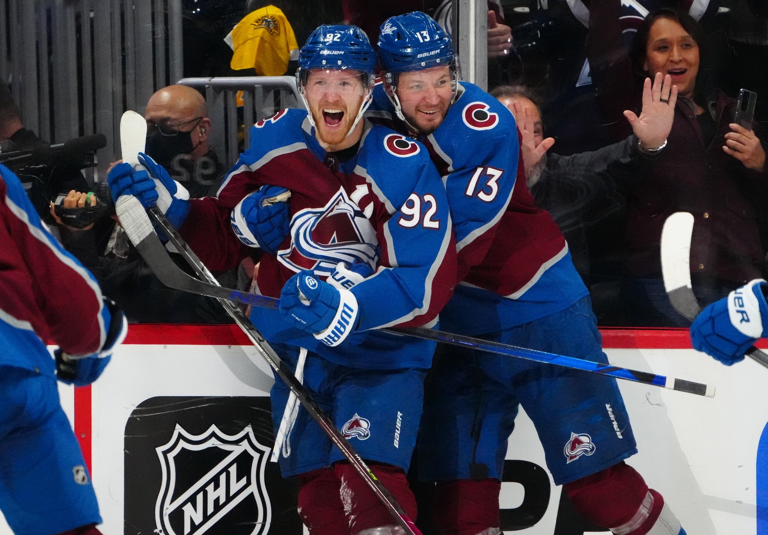 NHL: Boston Bruins at Colorado Avalanche