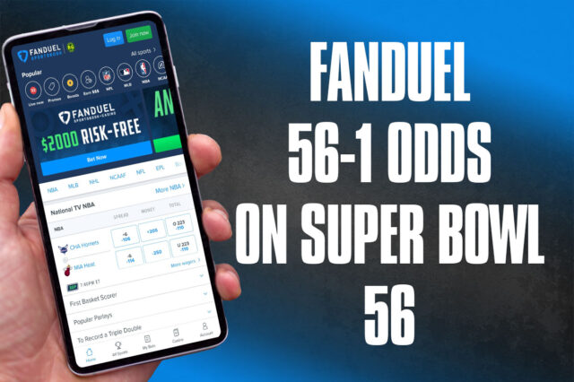 fanduel 56 to 1 odds