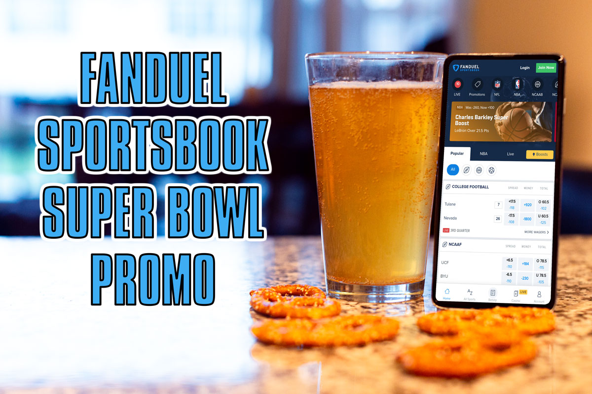 FanDuel promo code is giving 56-1 odds on Super Bowl winner 