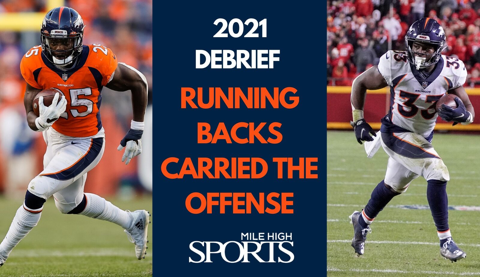 2021 Broncos debrief Running backs carried the offense Mile High Sports