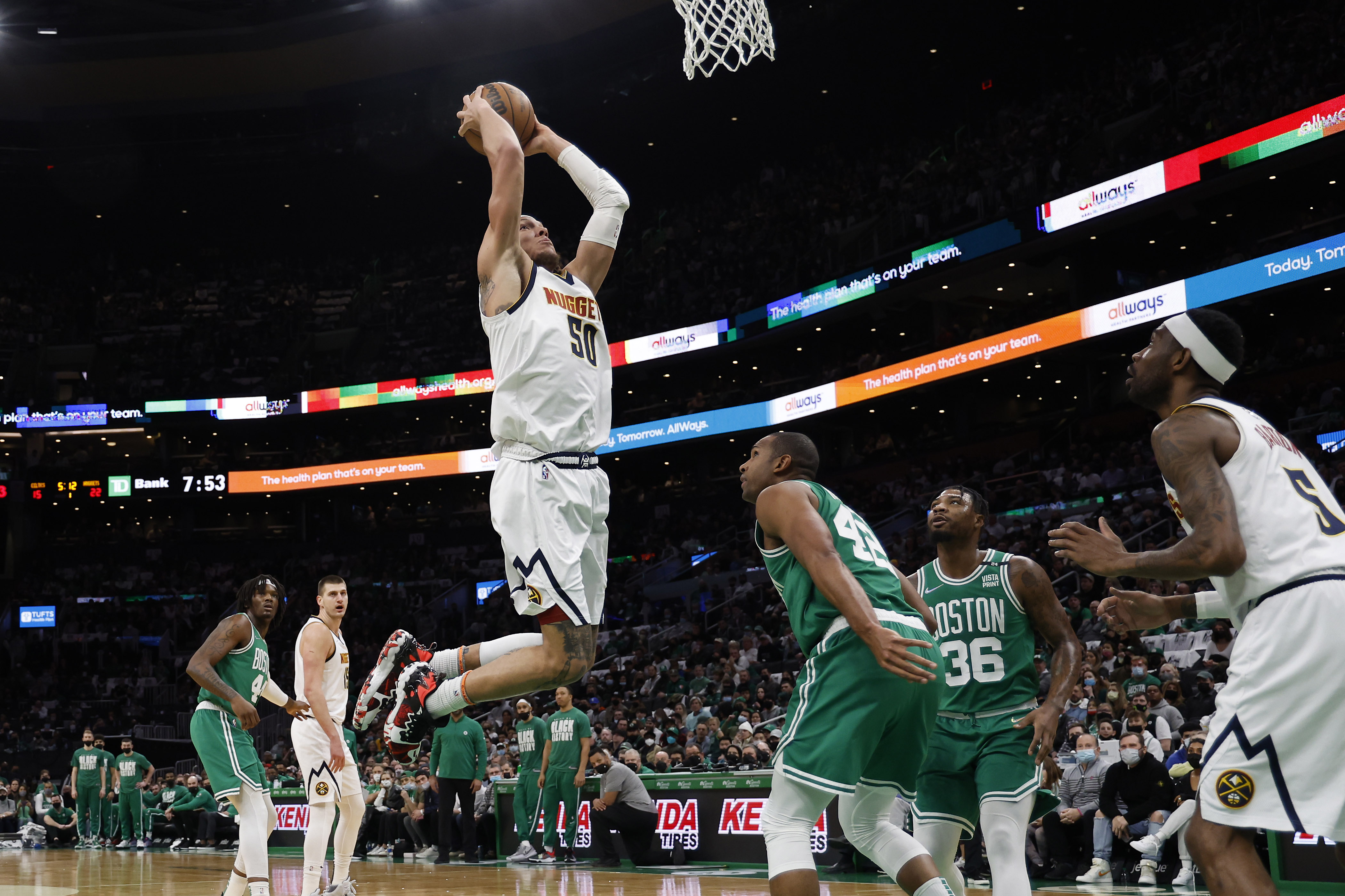 NBA: Denver Nuggets at Boston Celtics