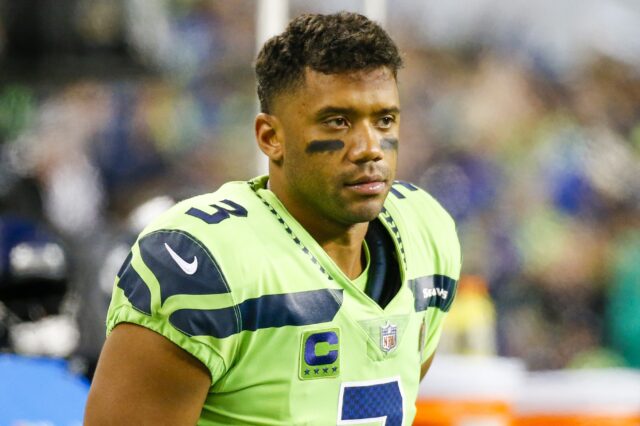 Russell Wilson in October. Credit: Joe Nicholson, USA TODAY Sports.