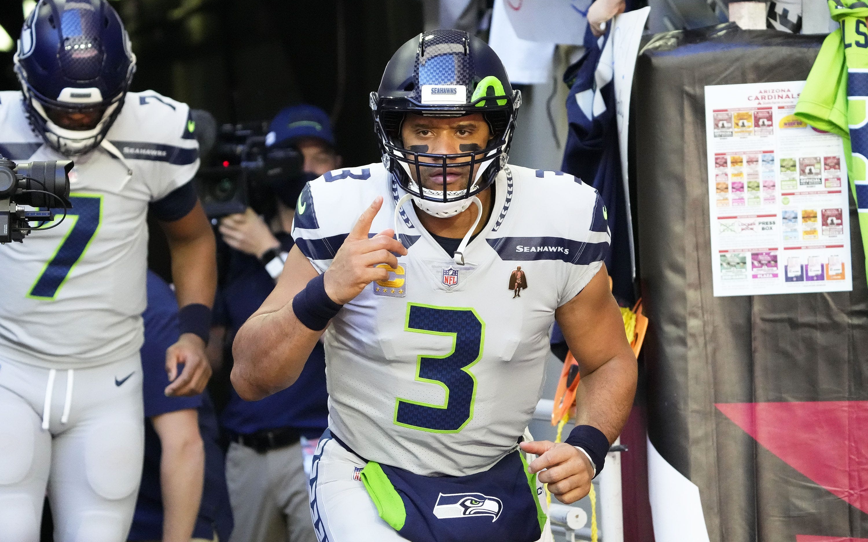 Russell Wilson. Credit: Rob Schumacher, USA TODAY Sports.