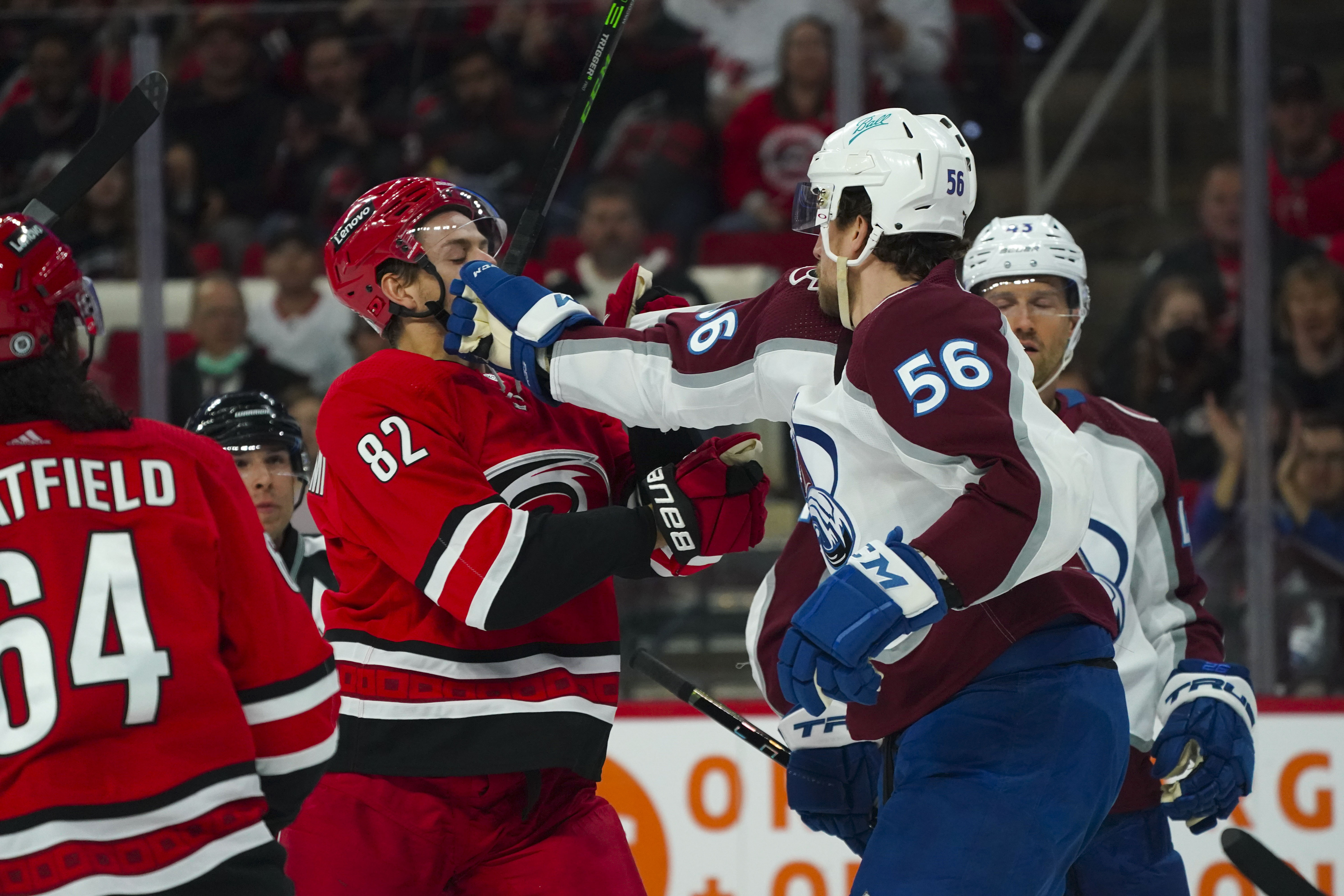 NHL: Colorado Avalanche at Carolina Hurricanes