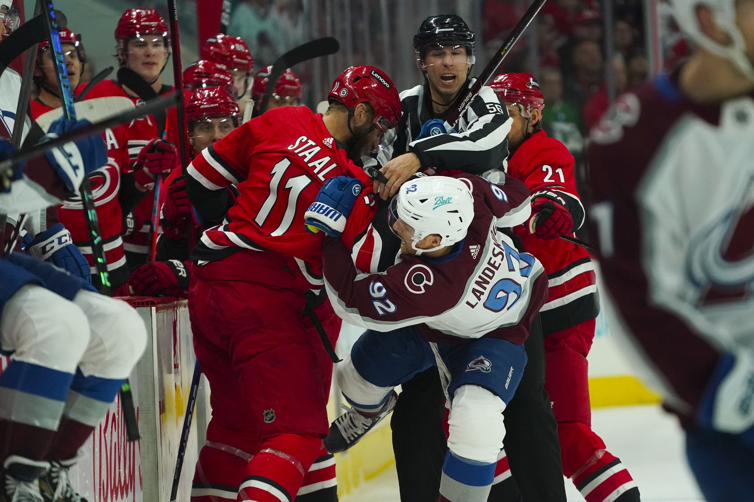 NHL: Colorado Avalanche at Carolina Hurricanes