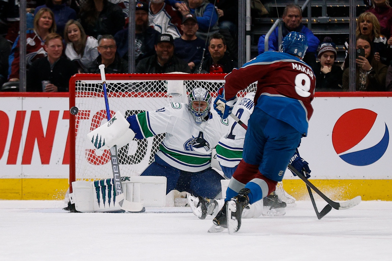 NHL: Vancouver Canucks at Colorado Avalanche