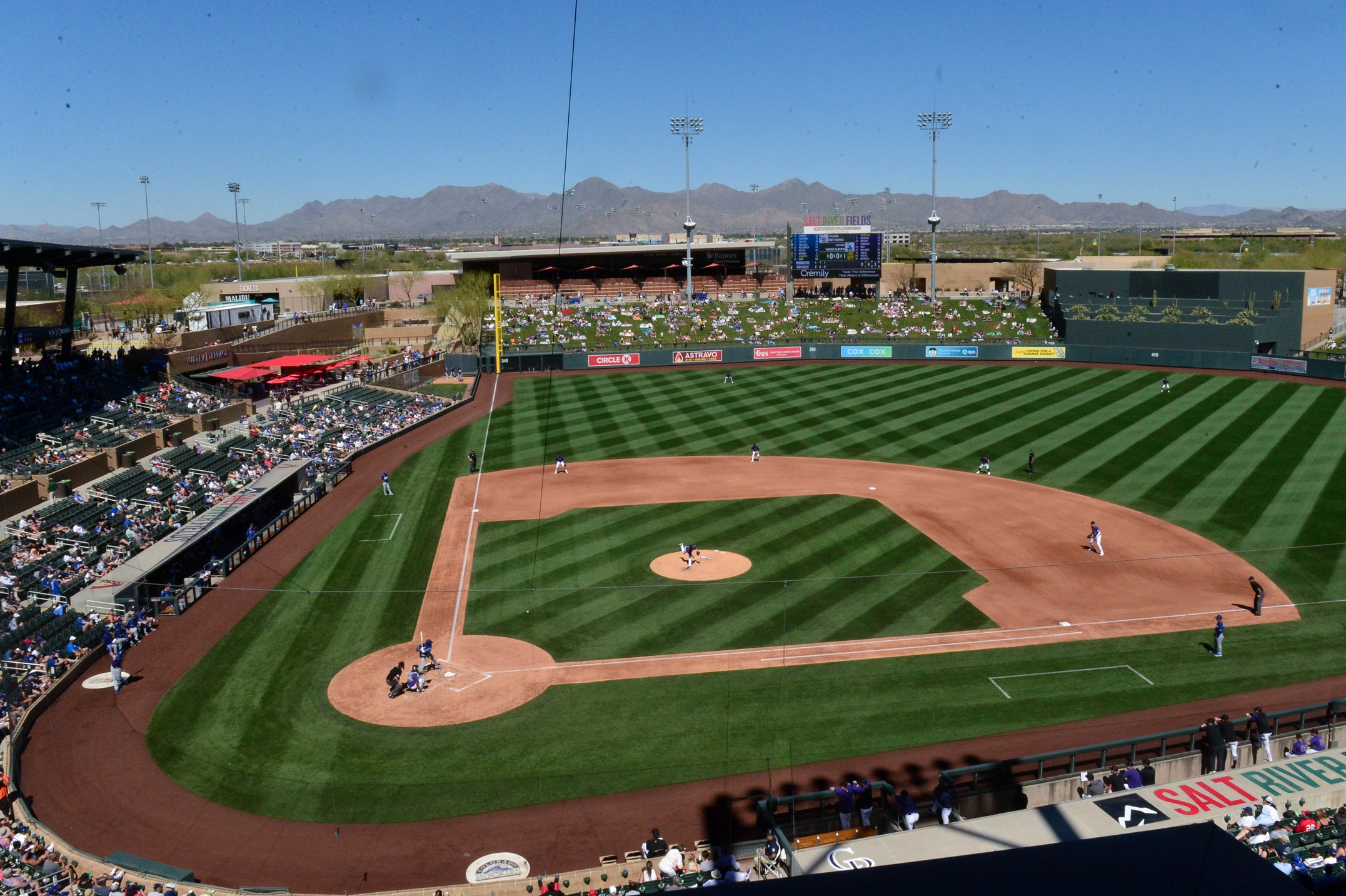 MLB: Spring Training-Los Angeles Dodgers at Colorado Rockies
