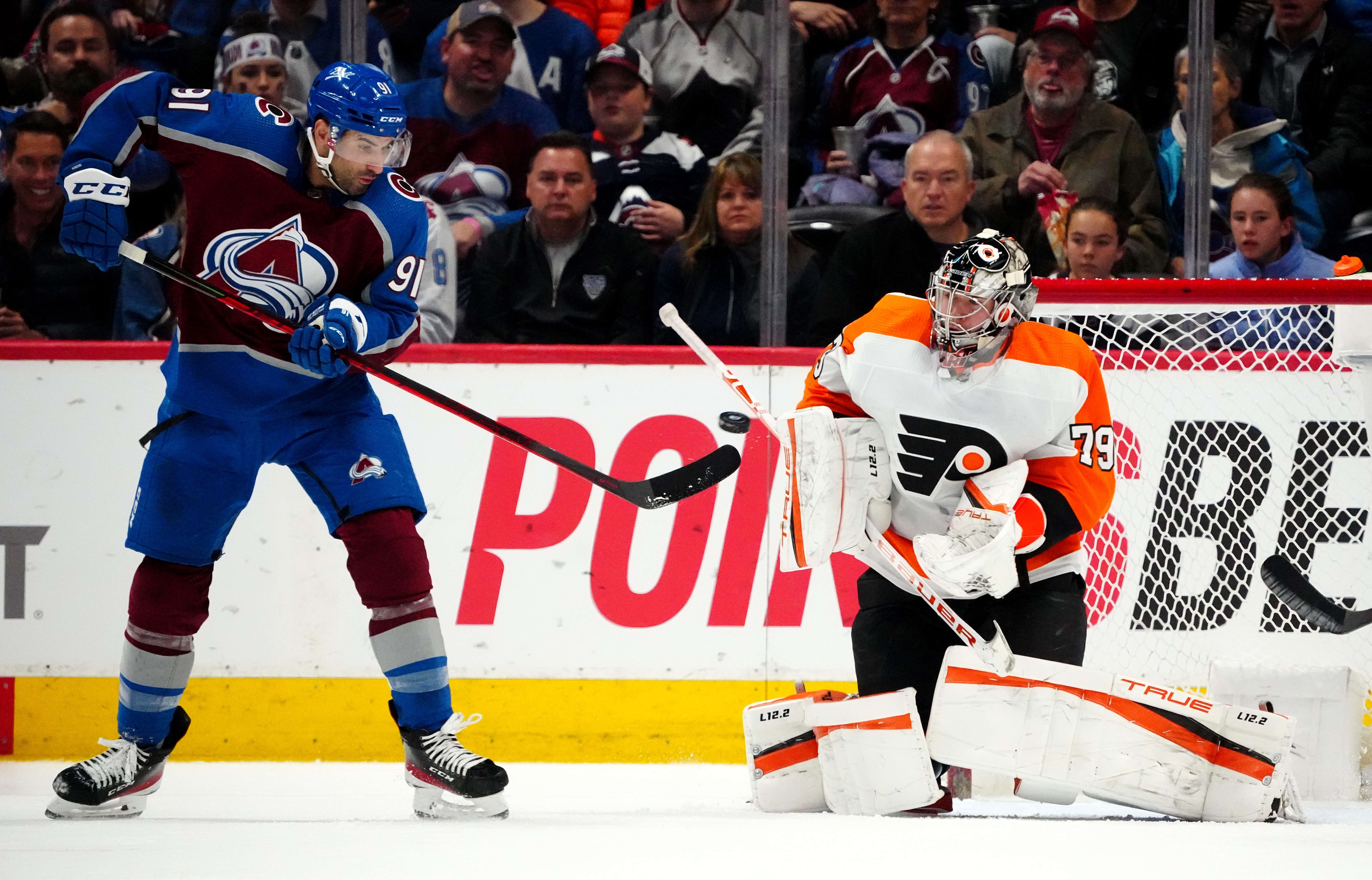 NHL: Philadelphia Flyers at Colorado Avalanche
