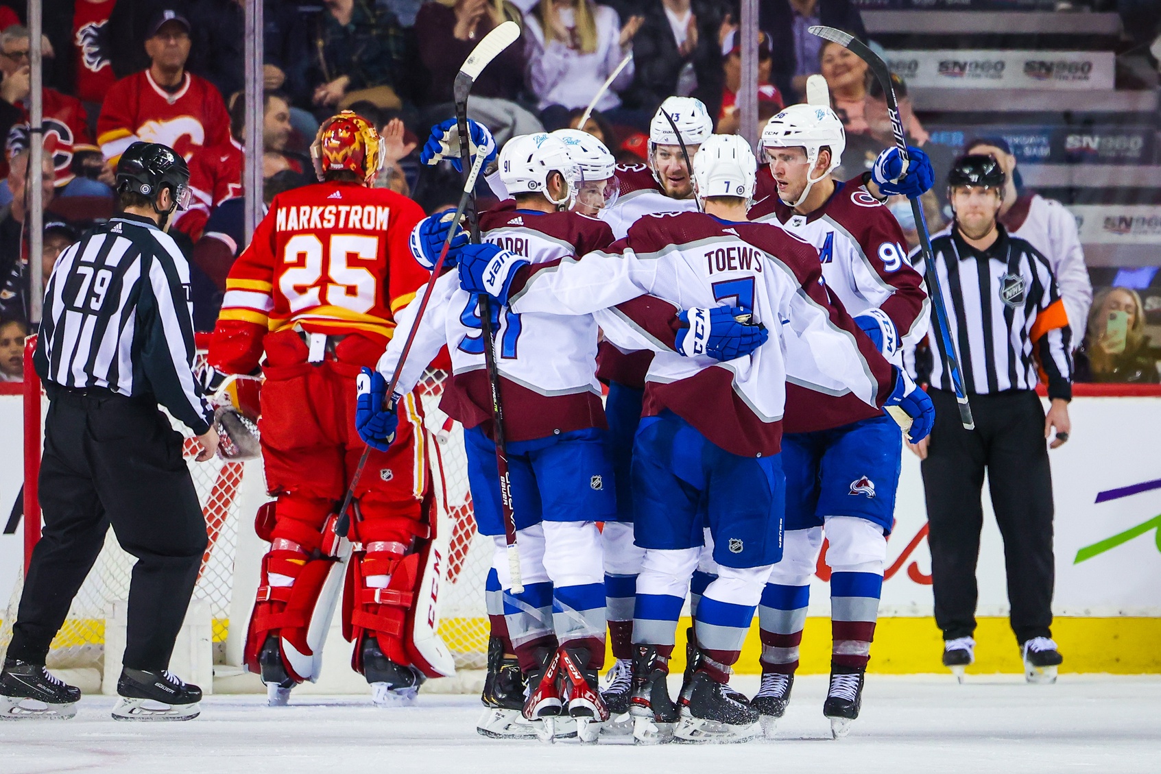 NHL: Colorado Avalanche at Calgary Flames