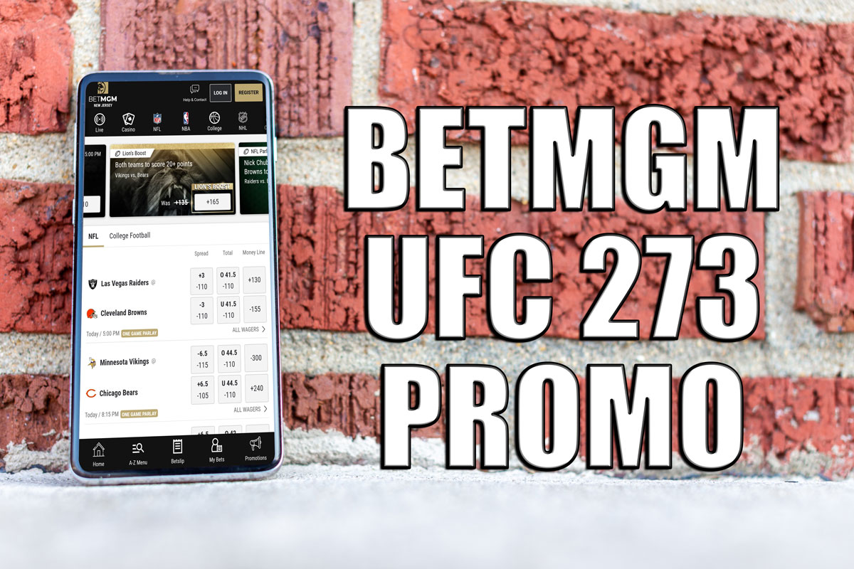 BetMGM UFC 273 Promo Get $1,000 Risk-Free on Any Fight