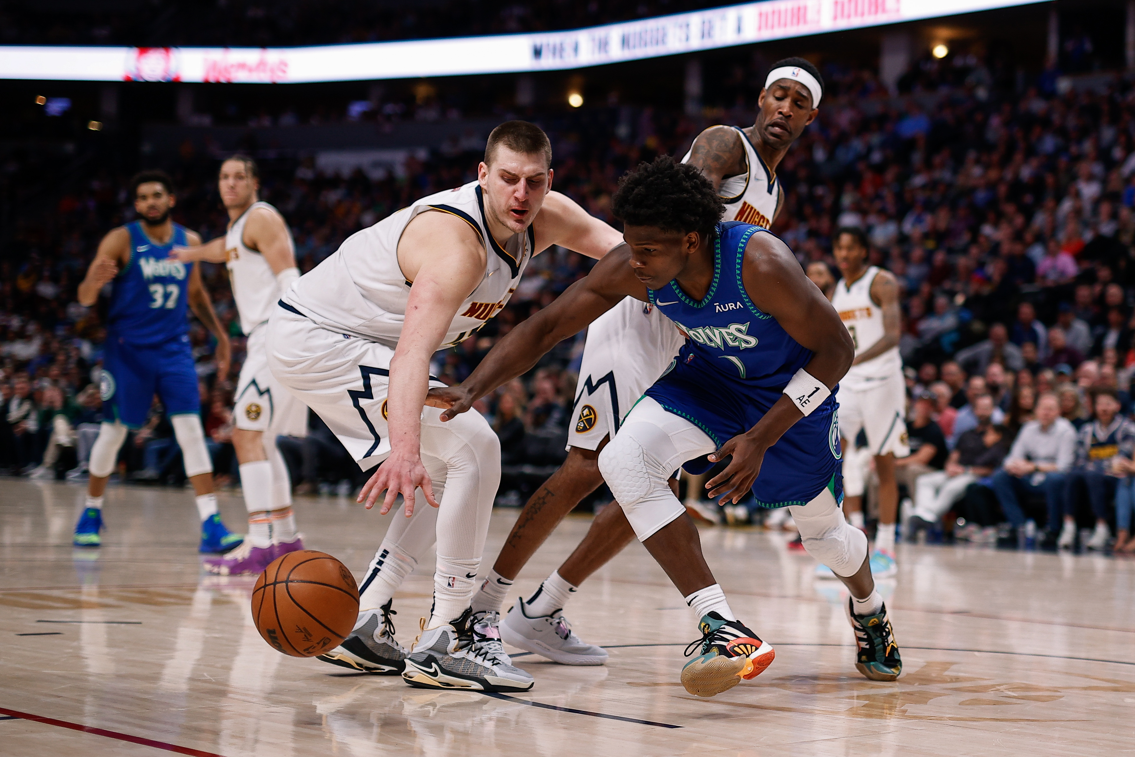 NBA: Minnesota Timberwolves at Denver Nuggets