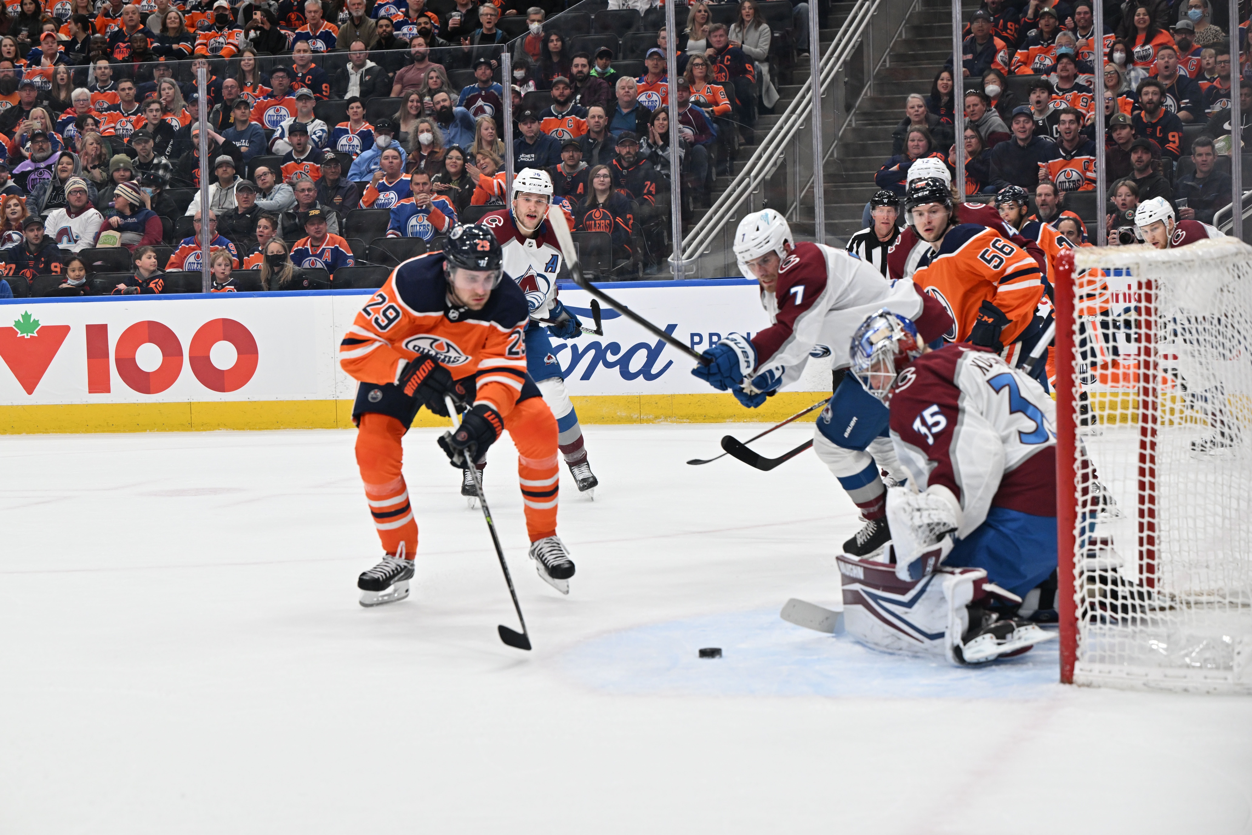 NHL: Colorado Avalanche at Edmonton Oilers