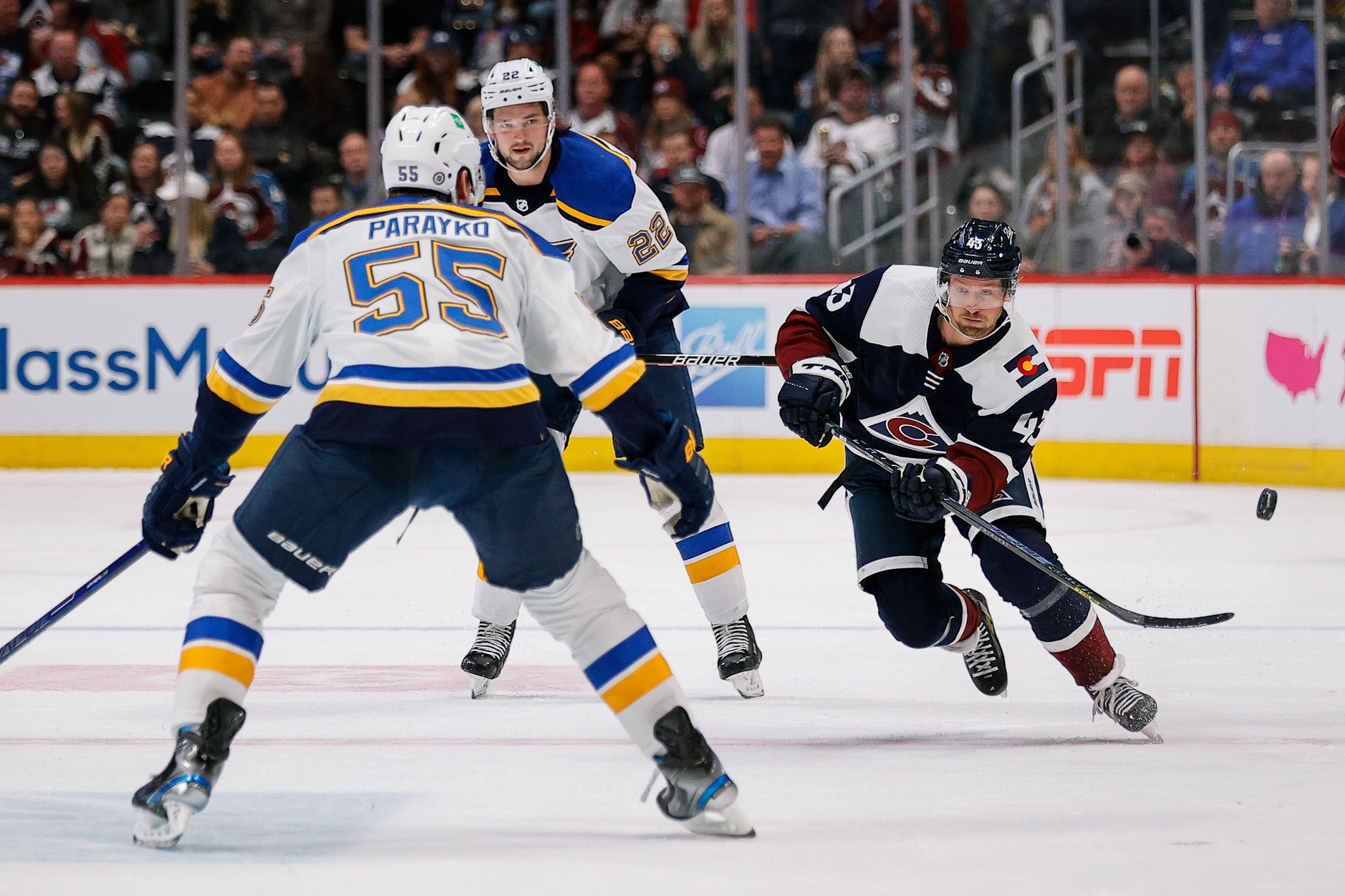 NHL: St. Louis Blues at Colorado Avalanche