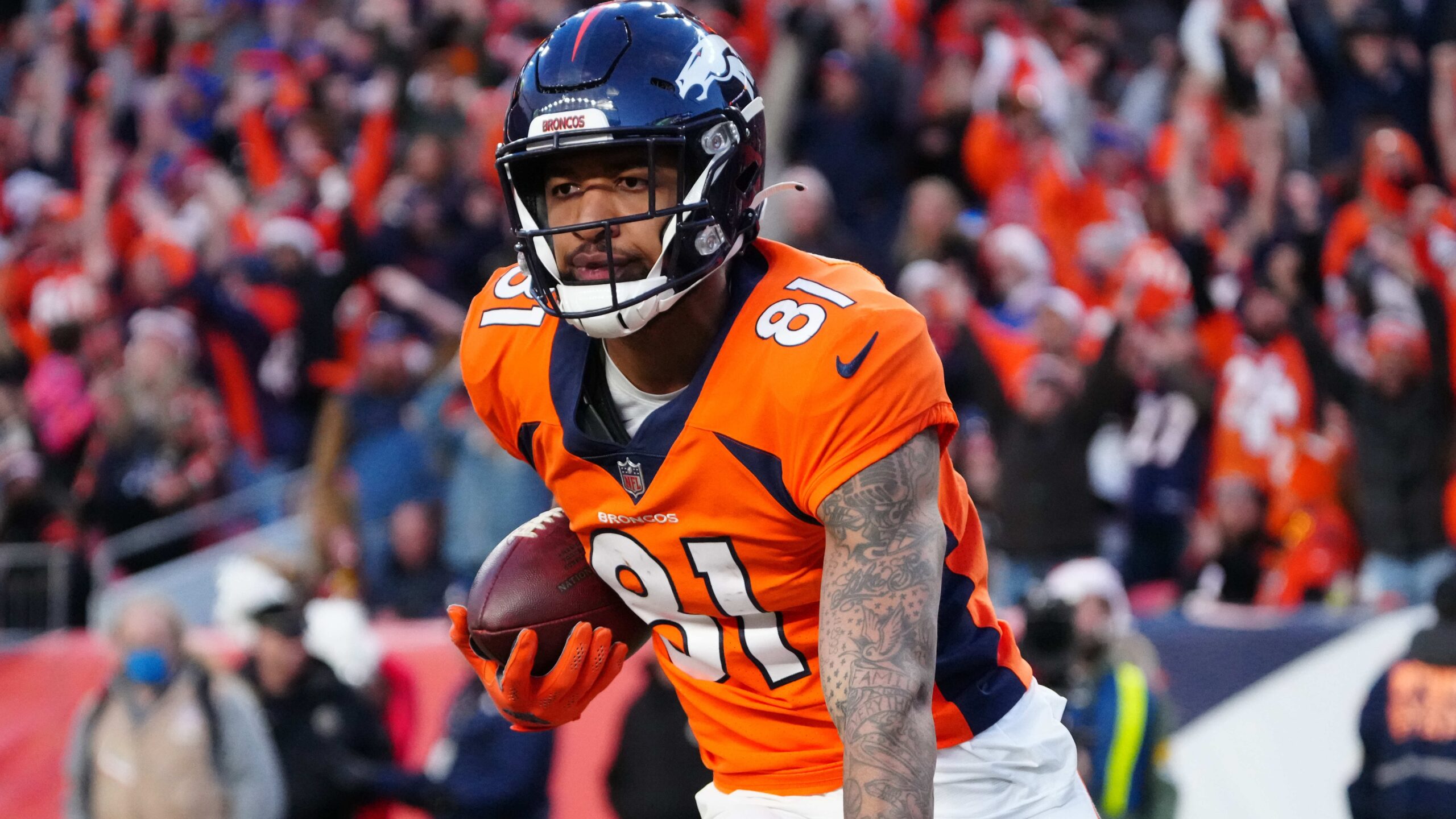 Broncos WR Tim Patrick suffers what could be a season-ending injury