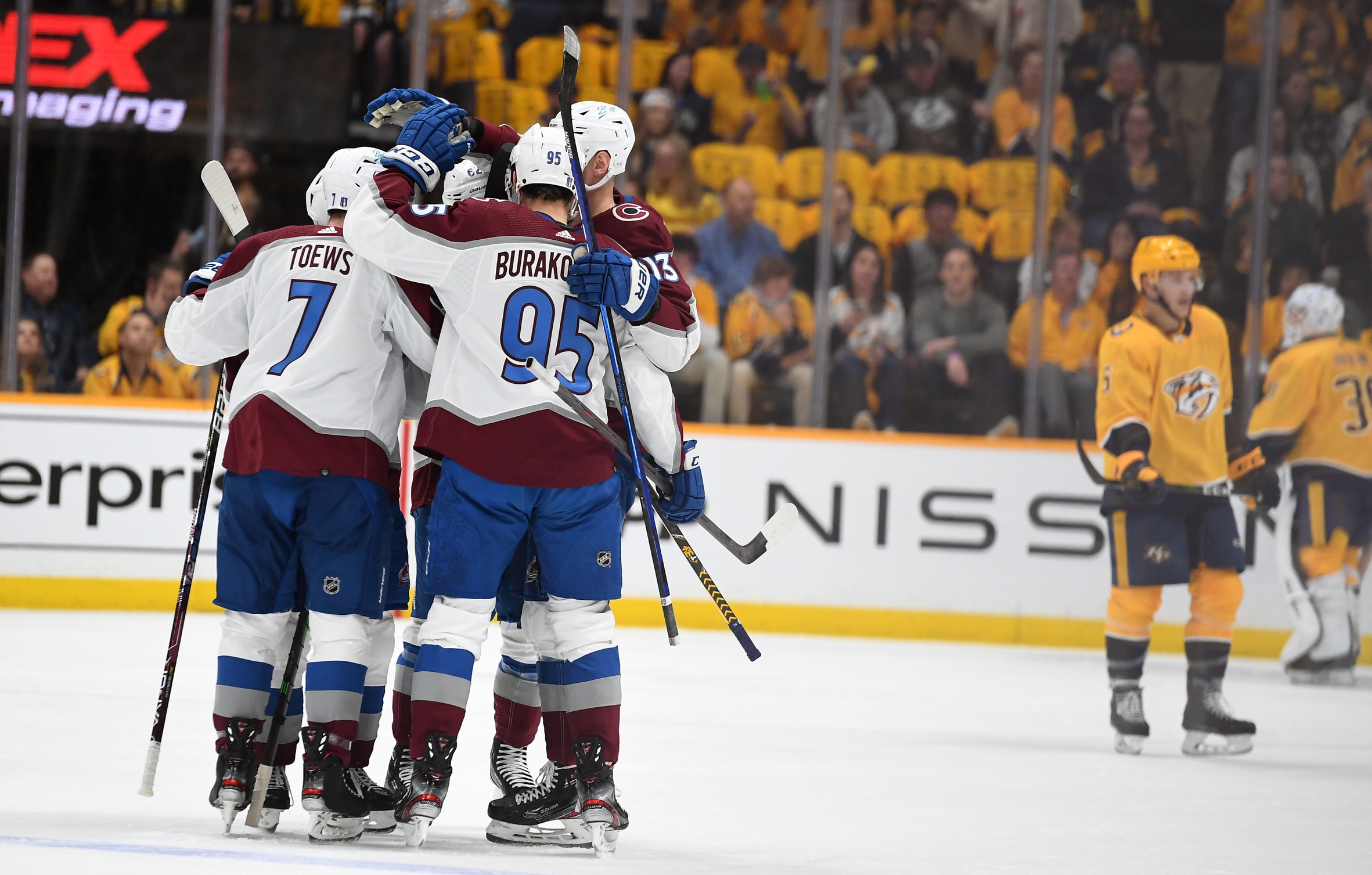 NHL: Stanley Cup Playoffs-Colorado Avalanche at Nashville Predators