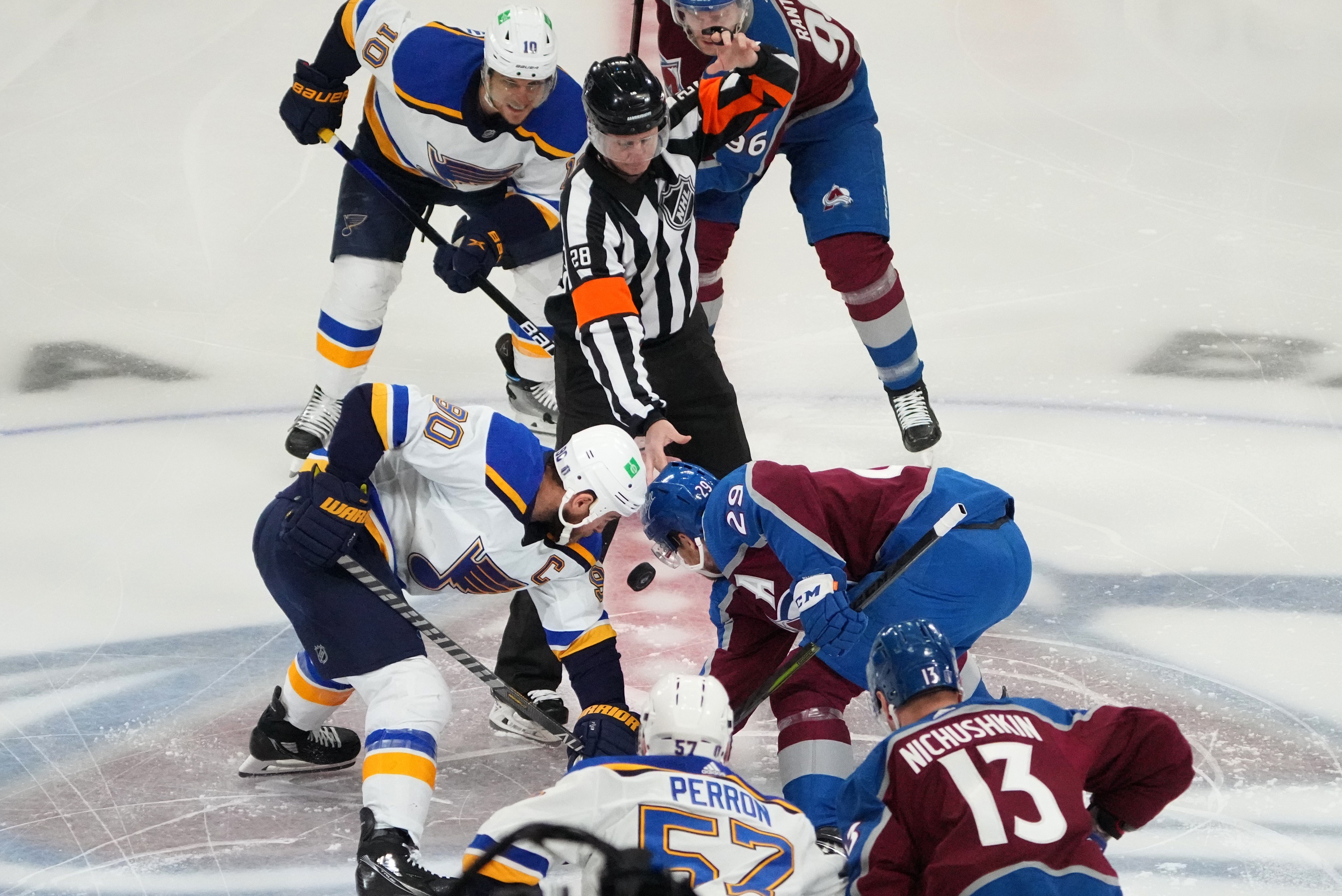 NHL: Stanley Cup Playoffs-St. Louis Blues at Colorado Avalanche