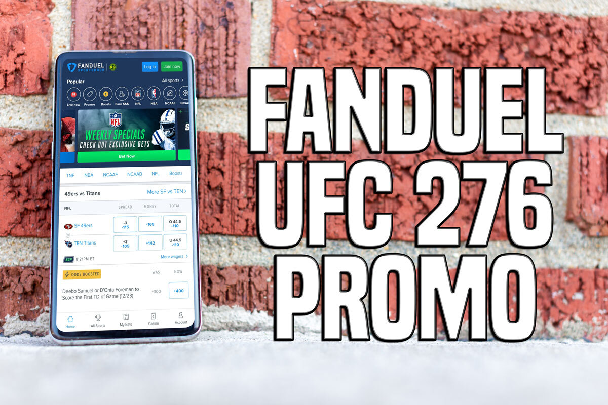 DraftKings promo code for UFC 276: Bet $5 get $100 in free bets