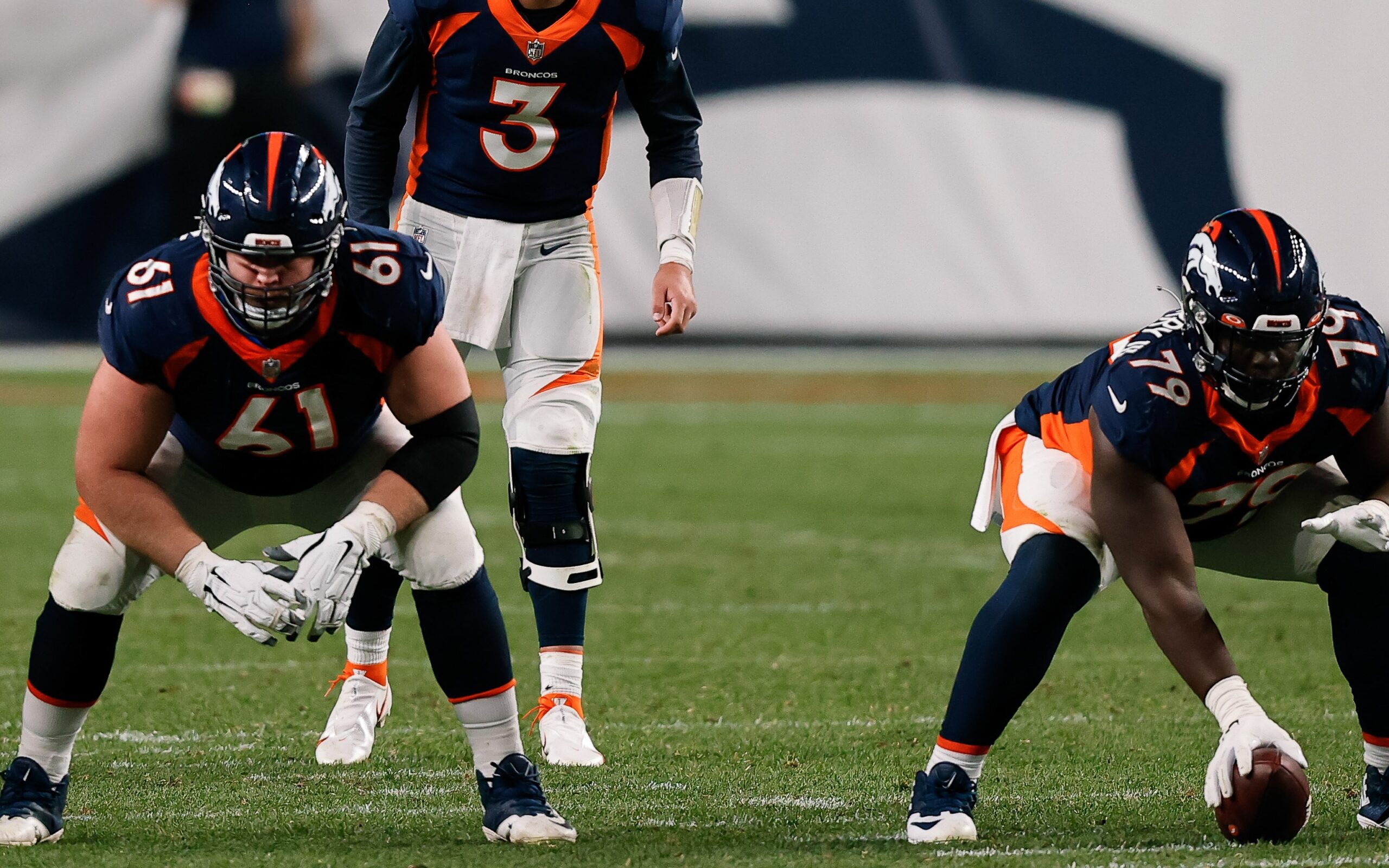 Denver Broncos: Graham Glasgow, Quinn Meinerz practicing two positions