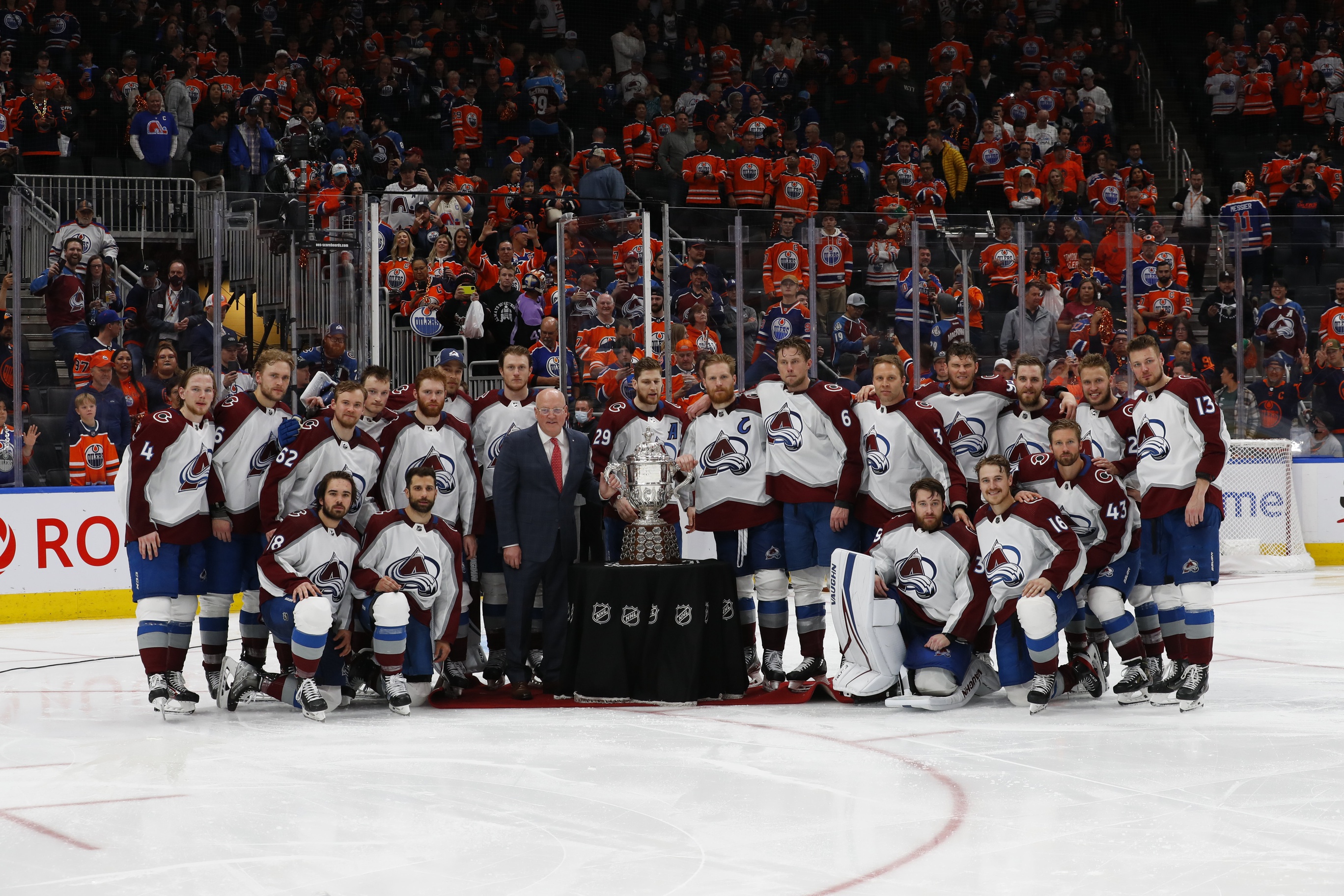 NHL: Stanley Cup Playoffs-Colorado Avalanche at Edmonton Oilers