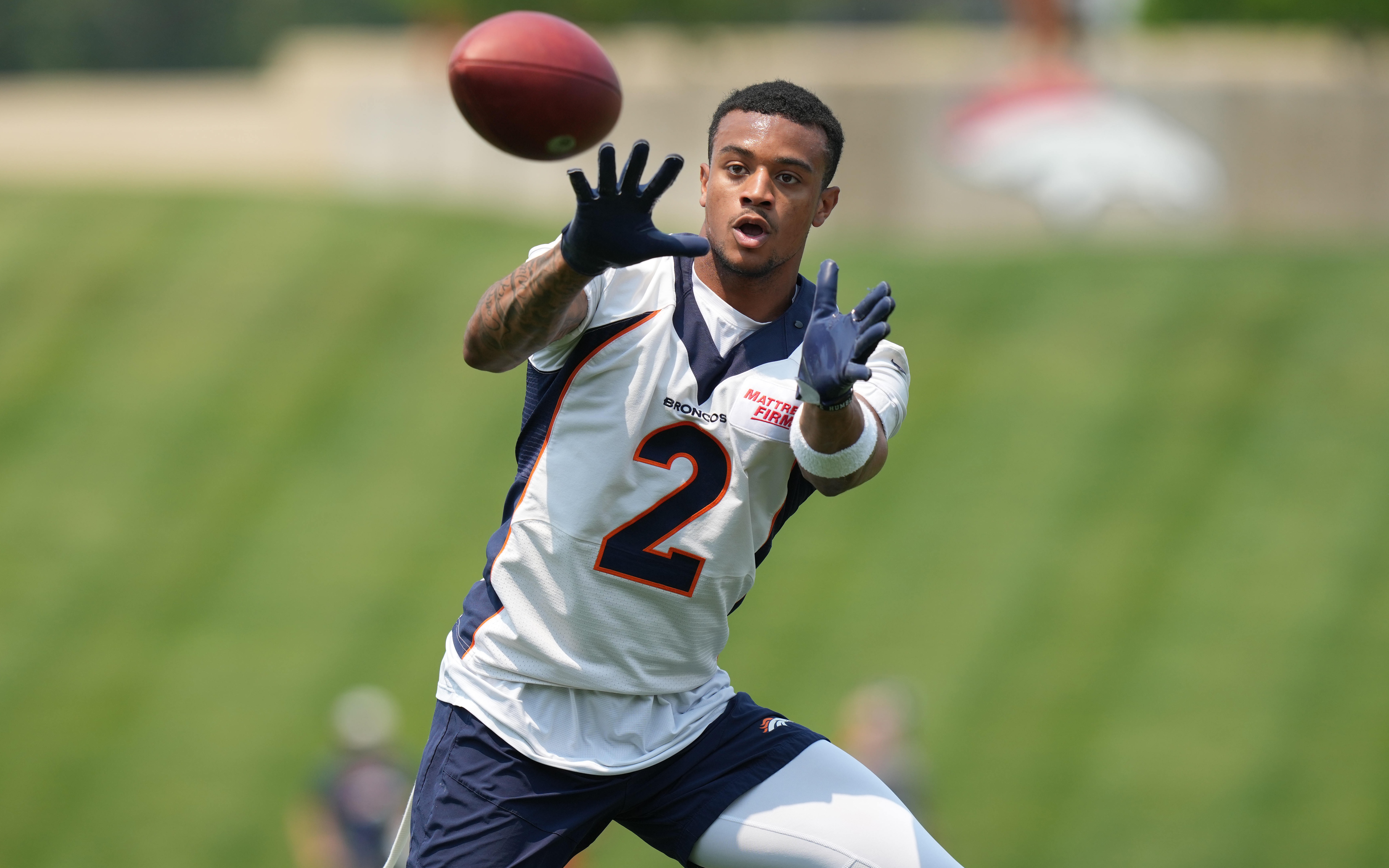 Denver Broncos Mandatory Minicamp Tim Patrick, Albert Okwuegbunam