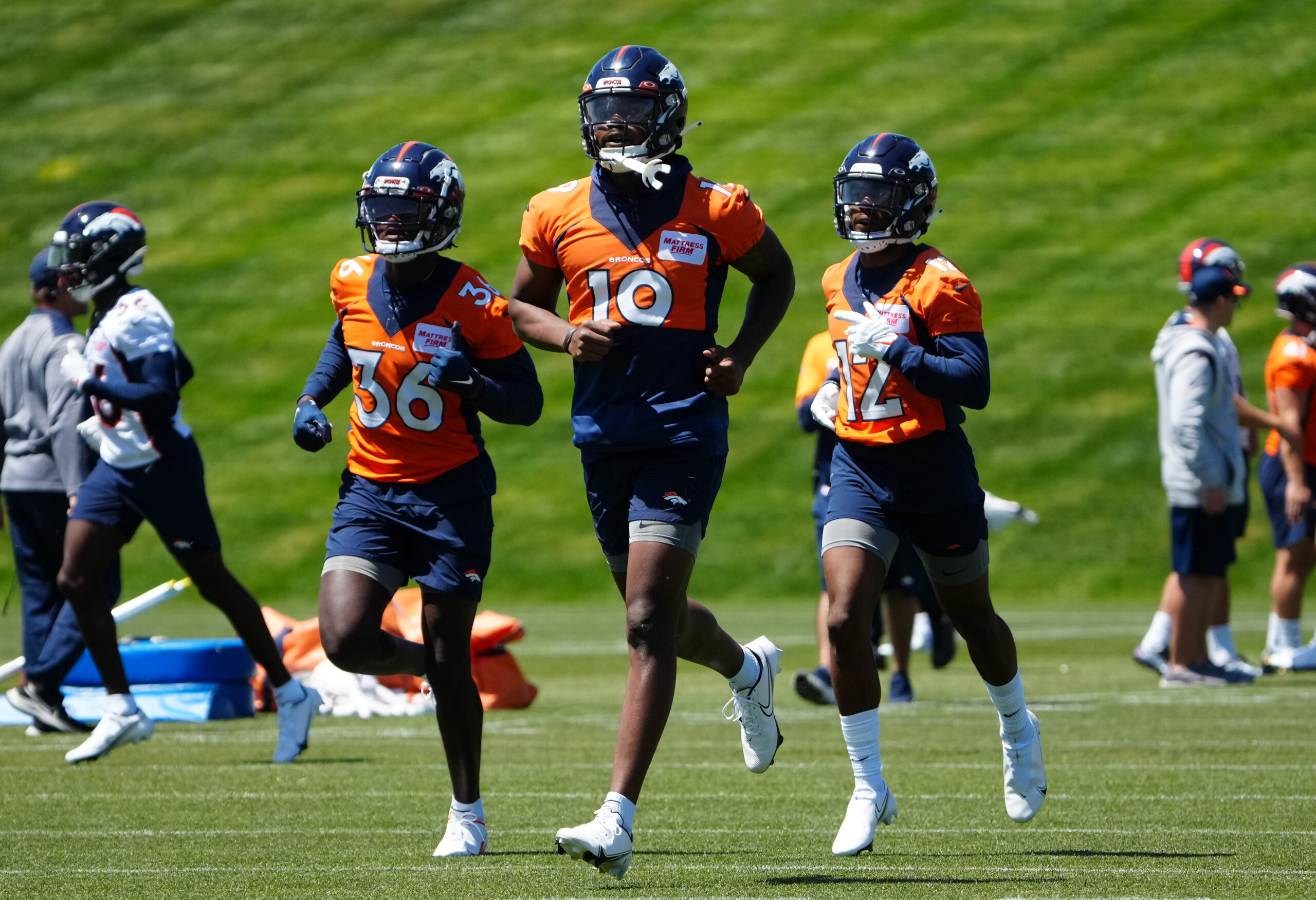 Denver Broncos rookie Montrell Washington shines Day 4 of training