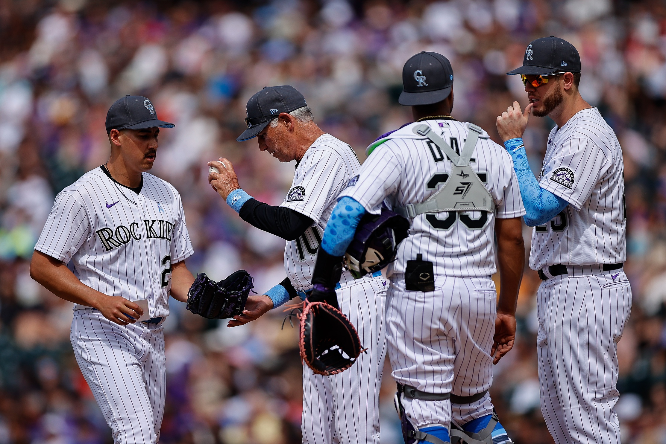MLB: San Diego Padres at Colorado Rockies
