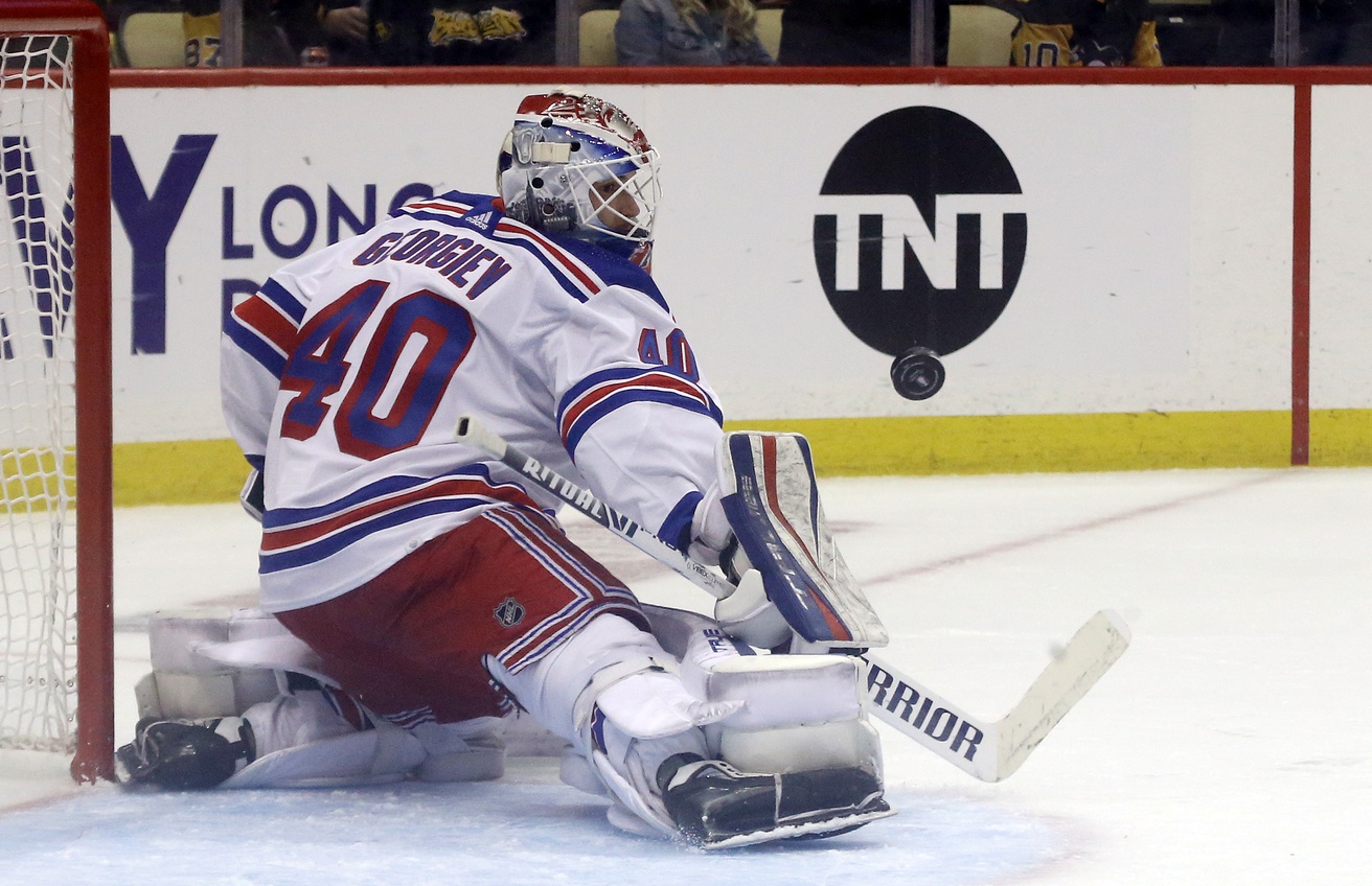 NHL: Stanley Cup Playoffs-New York Rangers at Pittsburgh Penguins