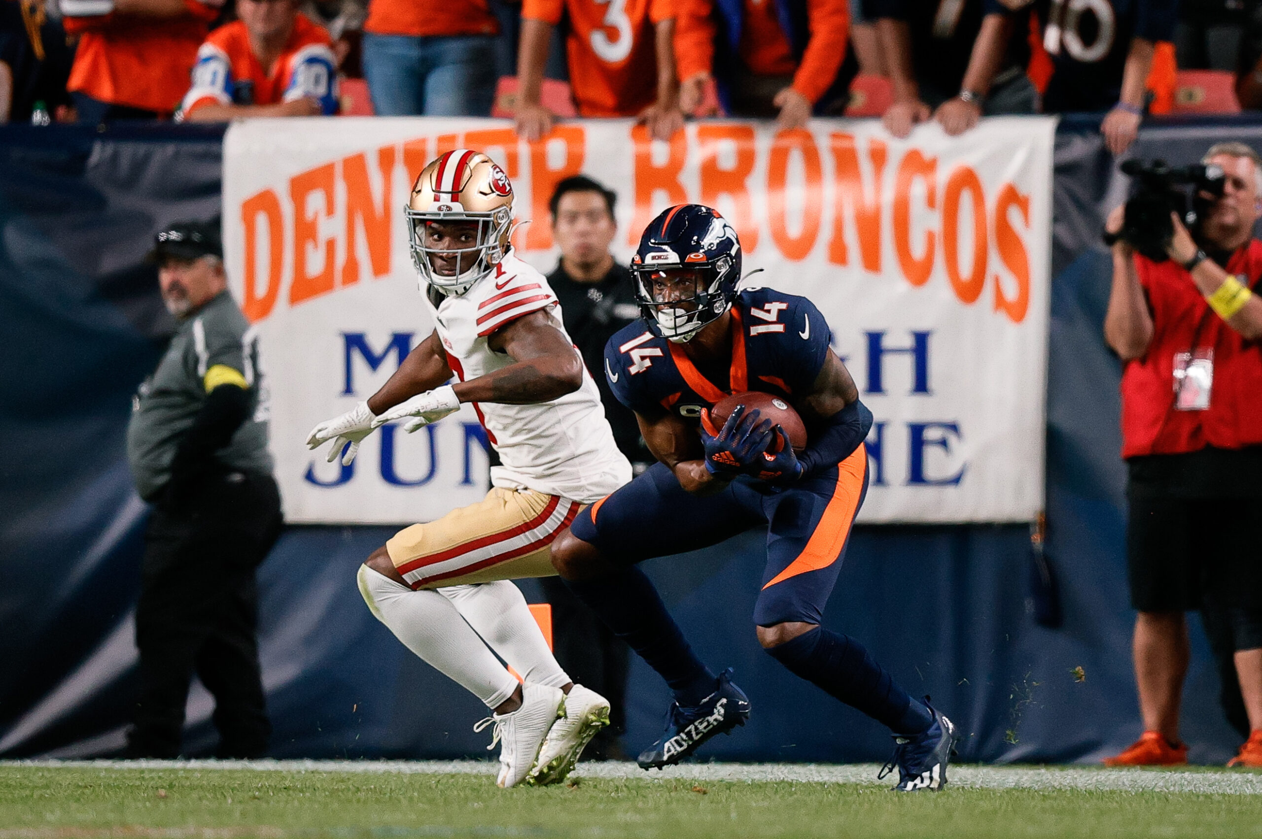 Broncos, WR Courtland Sutton agree to 4-year contract extension