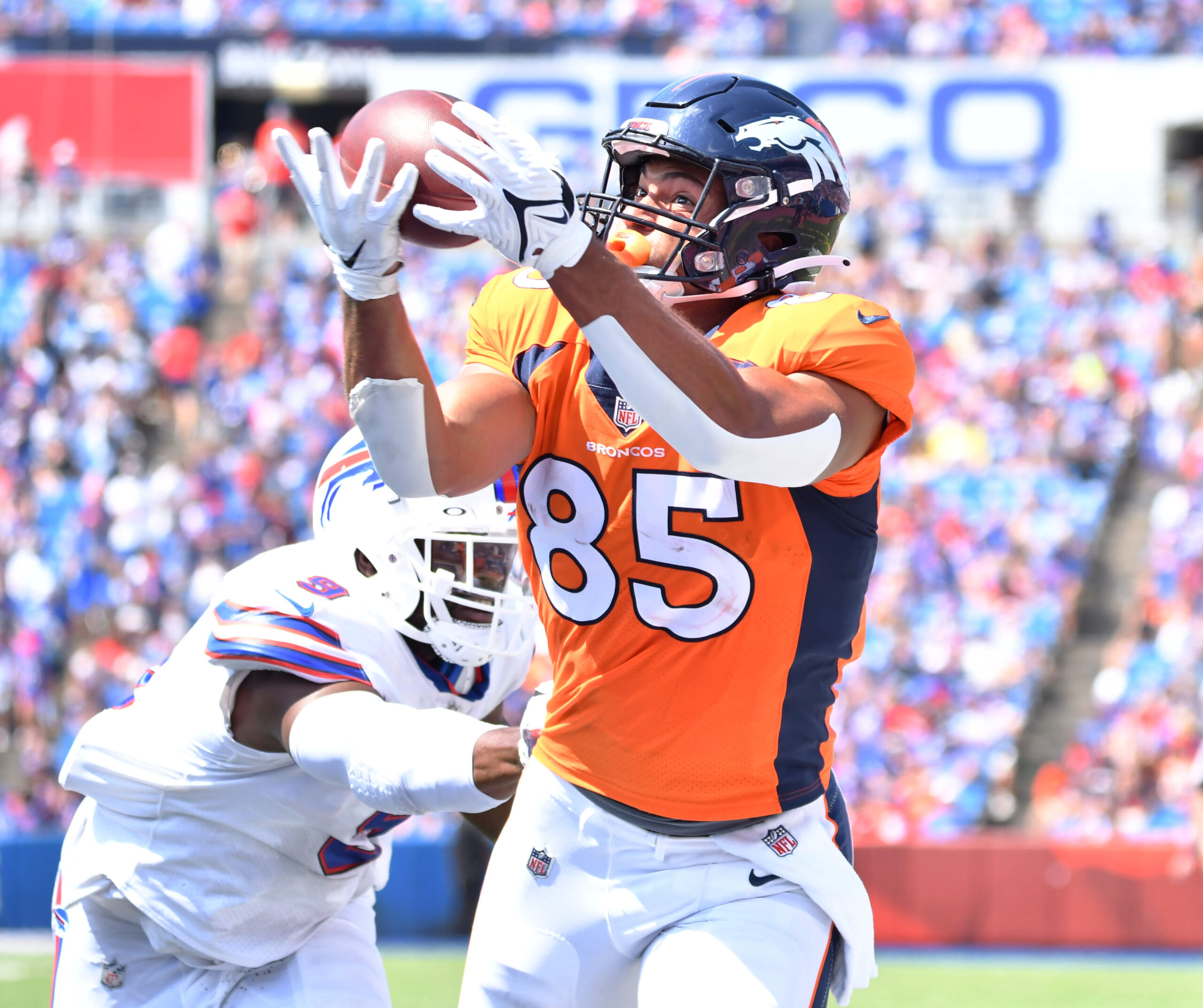 Broncos Brass Explain Decision to Trade TE Albert Okwuegbunam