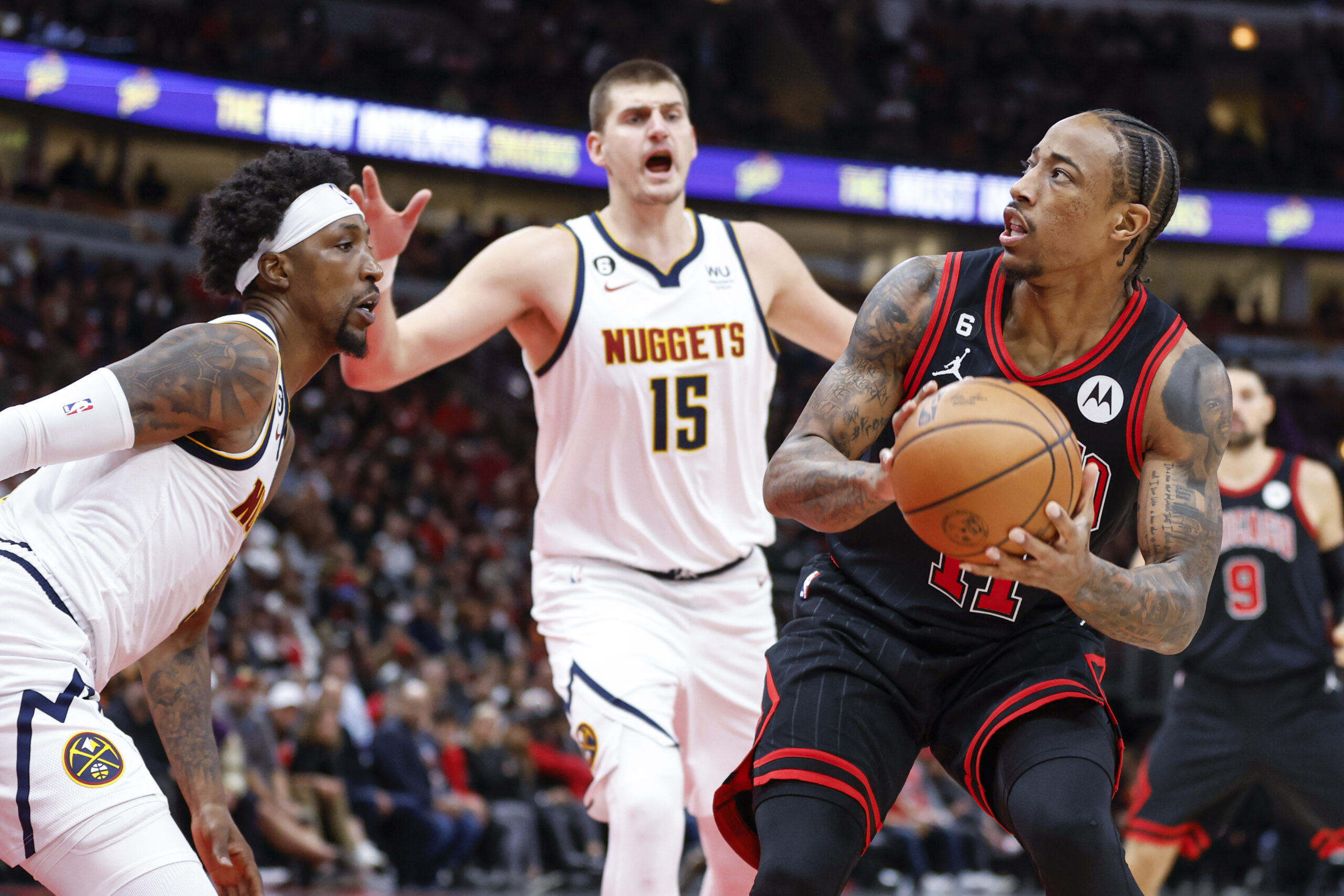 Bulls hand Nuggets third consecutive loss behind Zach LaVine's