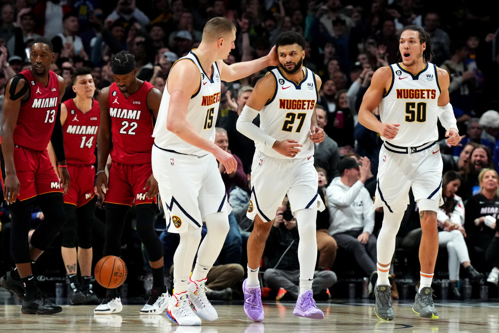 Nuggets Defeat Miami Heat 124 119 Behind Clutch Games From Nikola Jokić