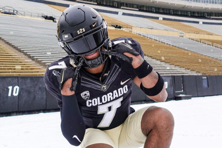 Colorado Buffaloes' High School recruit Ju'Juan Johnson poses for a photo