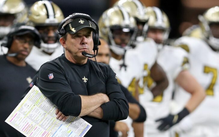 Sean Payton in Nov. 2021 with the New Orleans Saints. Credit: Chuck Cook, USA TODAY Sports.