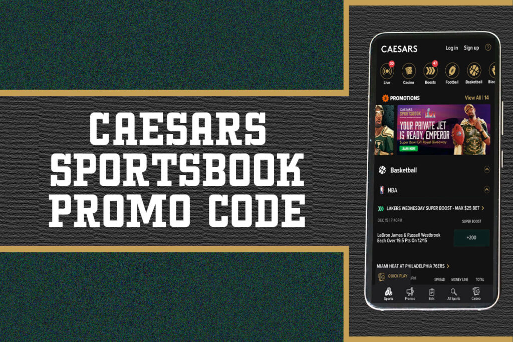 Grab the Caesars Sportsbook promo code with top Super Bowl 56 bonus now