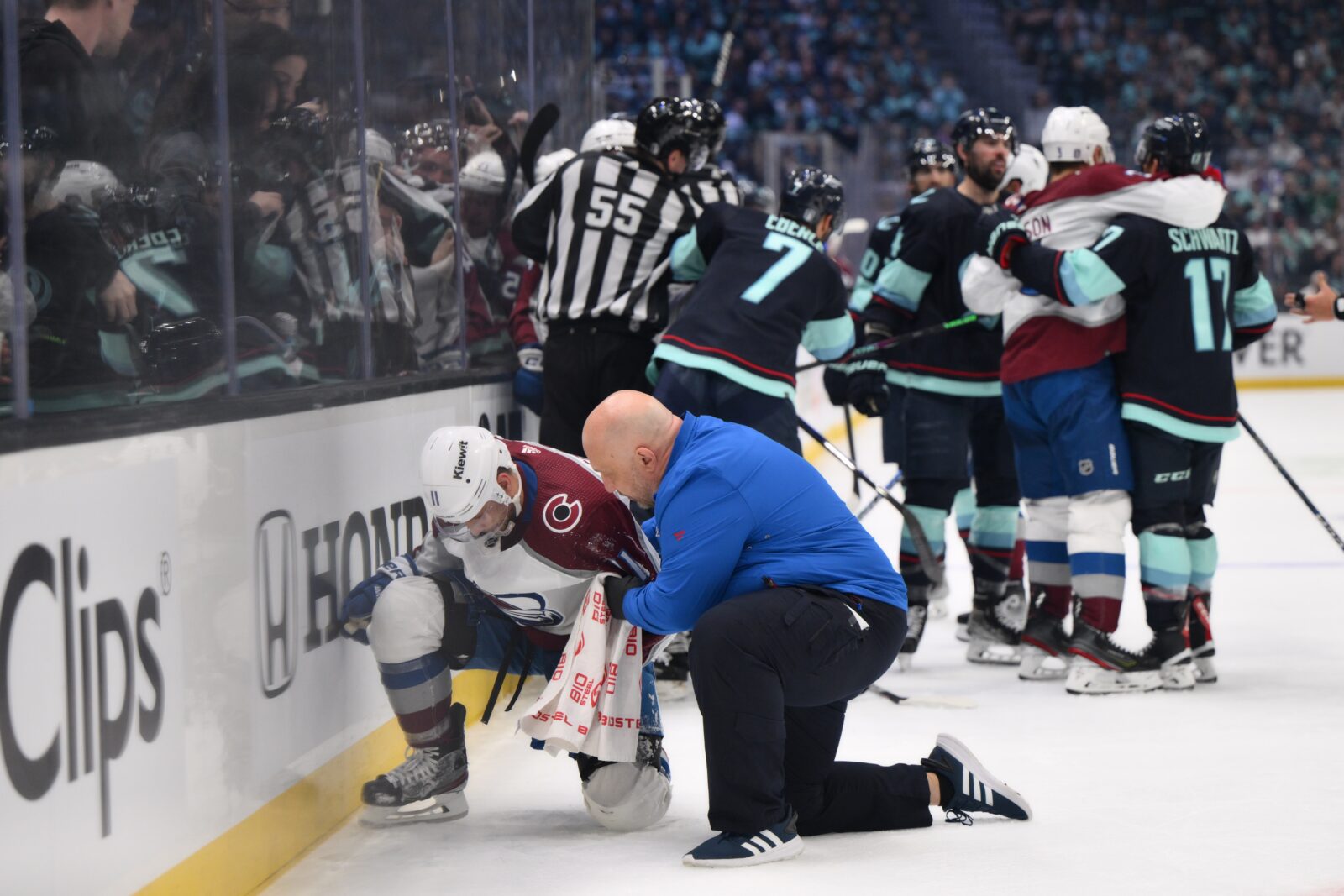 Colorado Avalanche Gabriel Landeskog hearing Department of Player