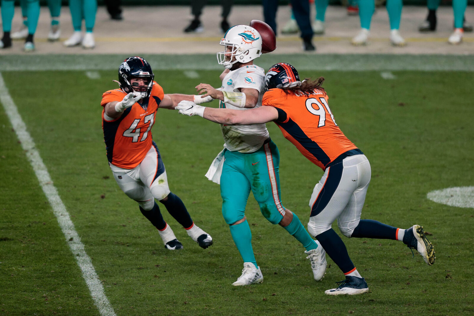 Miami dolphins vs the Denver Broncos in a nut shell. 