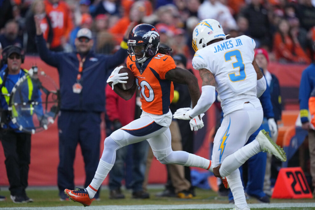 Denver Broncos wide receiver Jerry Jeudy hosts youth football camp