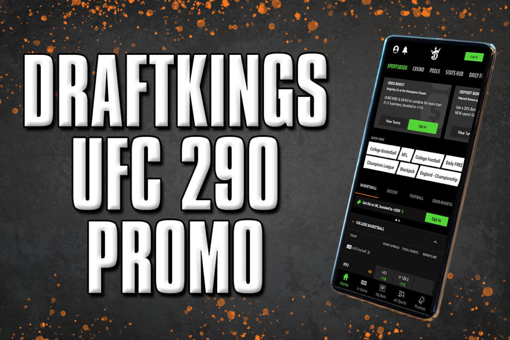 DraftKings UFC 290 promo